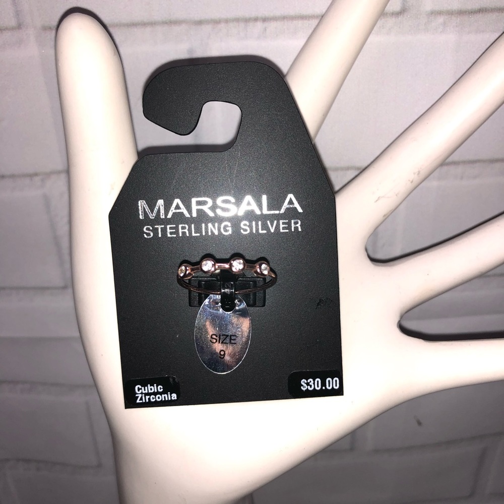Rose Gold Ring by Marsala - Picture 4 of 4